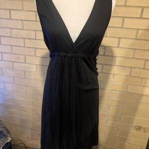 Old Navy Black Top with Red Accent